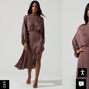ASTR dress - worn once - size S - Espresso brown